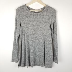 Postmark XS‎ Heather Black Tunic Sweater Long Sleeve Anthropologie